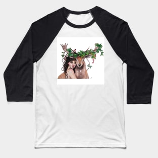 Forest and cherrys Baseball T-Shirt